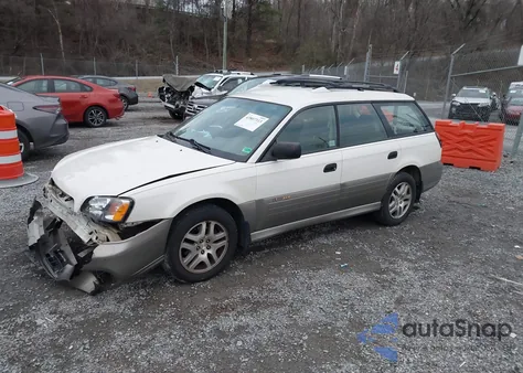 2003 Subaru Outback из США, поврежденный, VIN 4S3BH675237635030